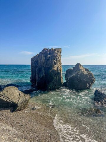 Maro beach in Nerja.