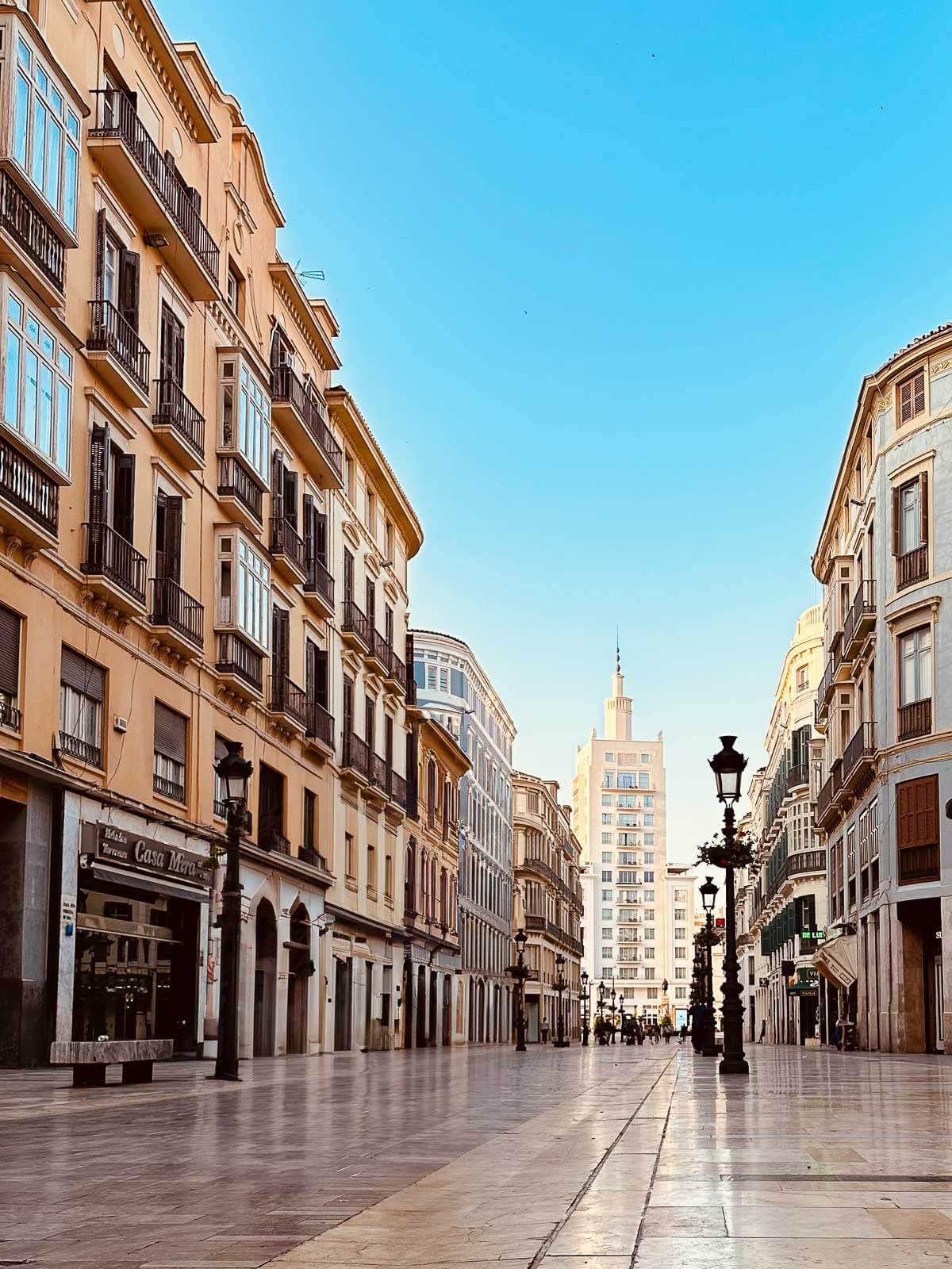 pedestrian Larios street.