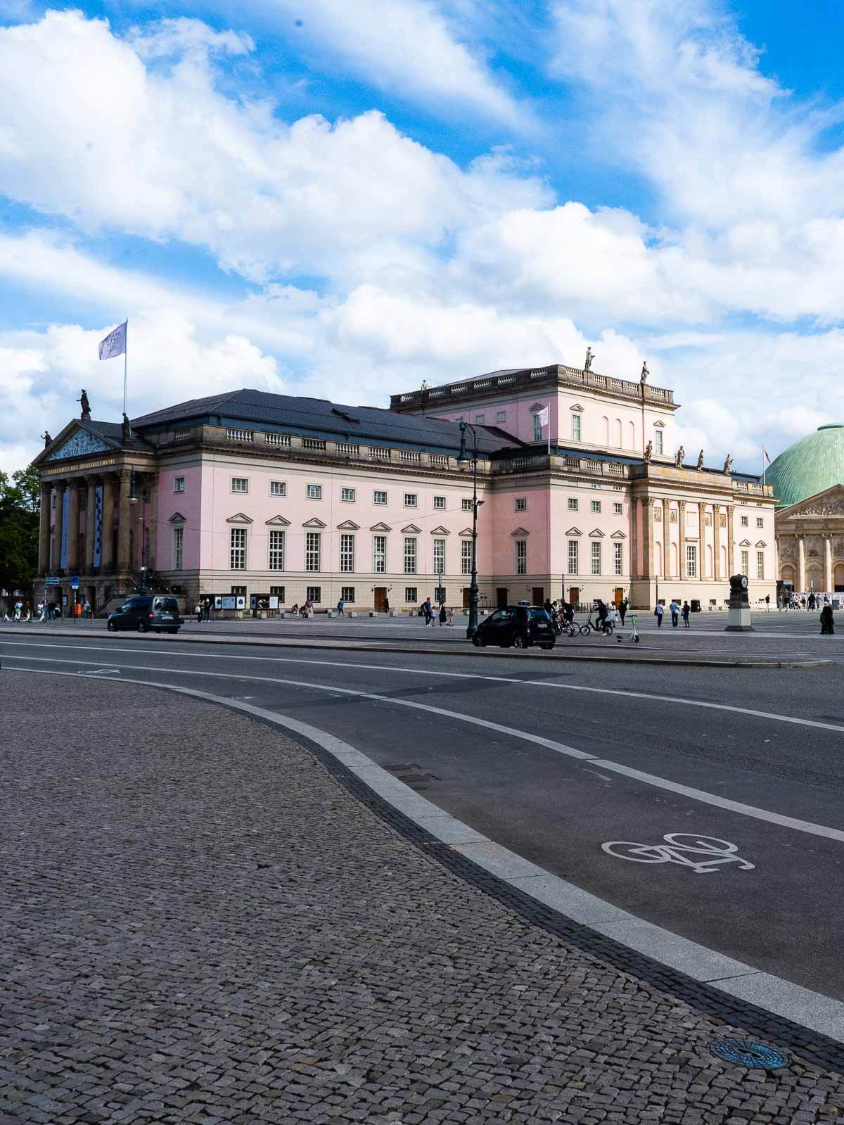 The Opera building in Berlin.