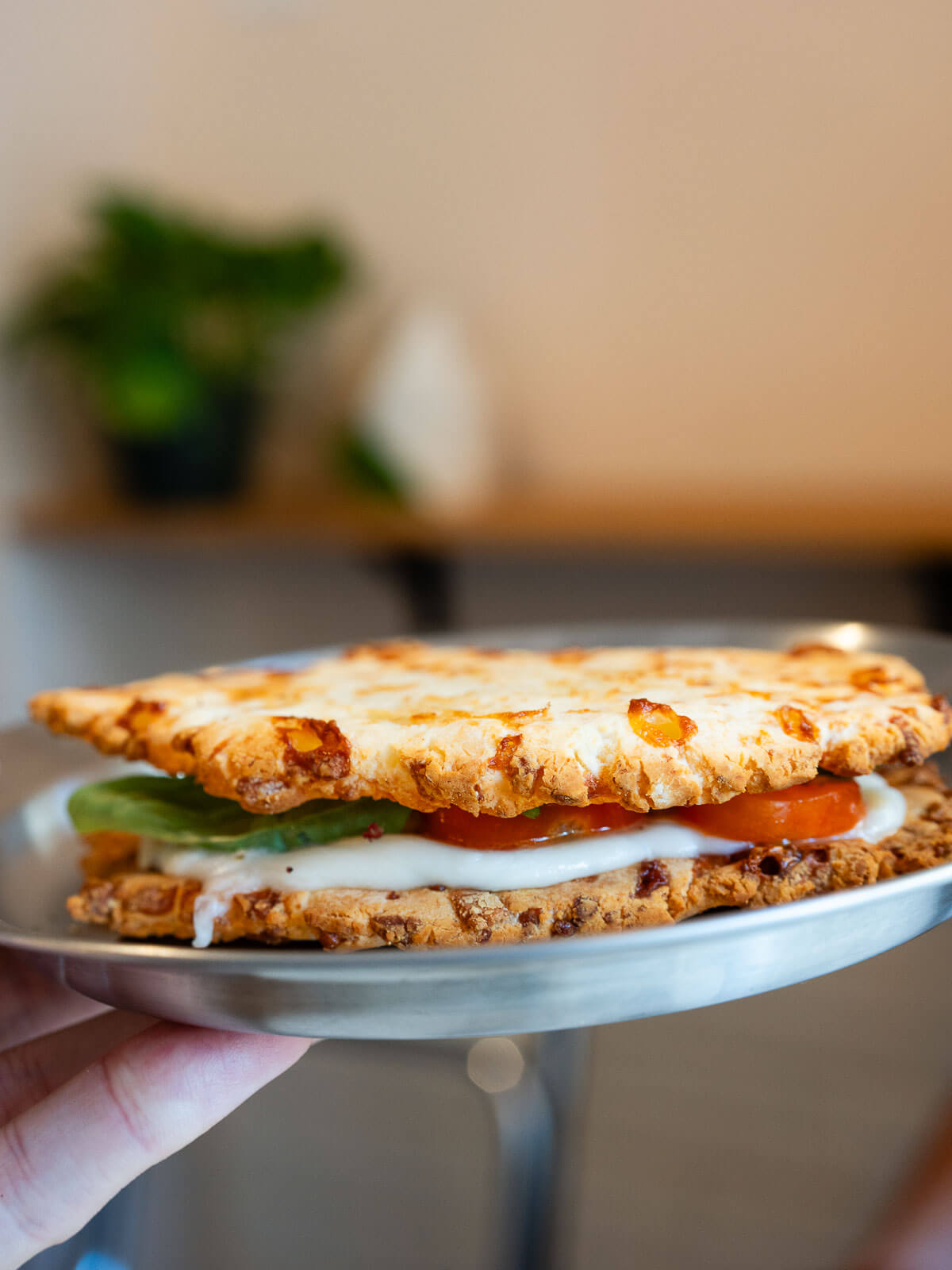 malagan sandwich made with chipá dough at Nina Coffee Shop.