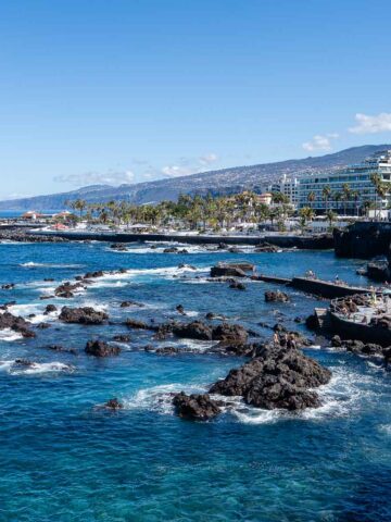 natural pools close to Santa Cruz in Tenerife.