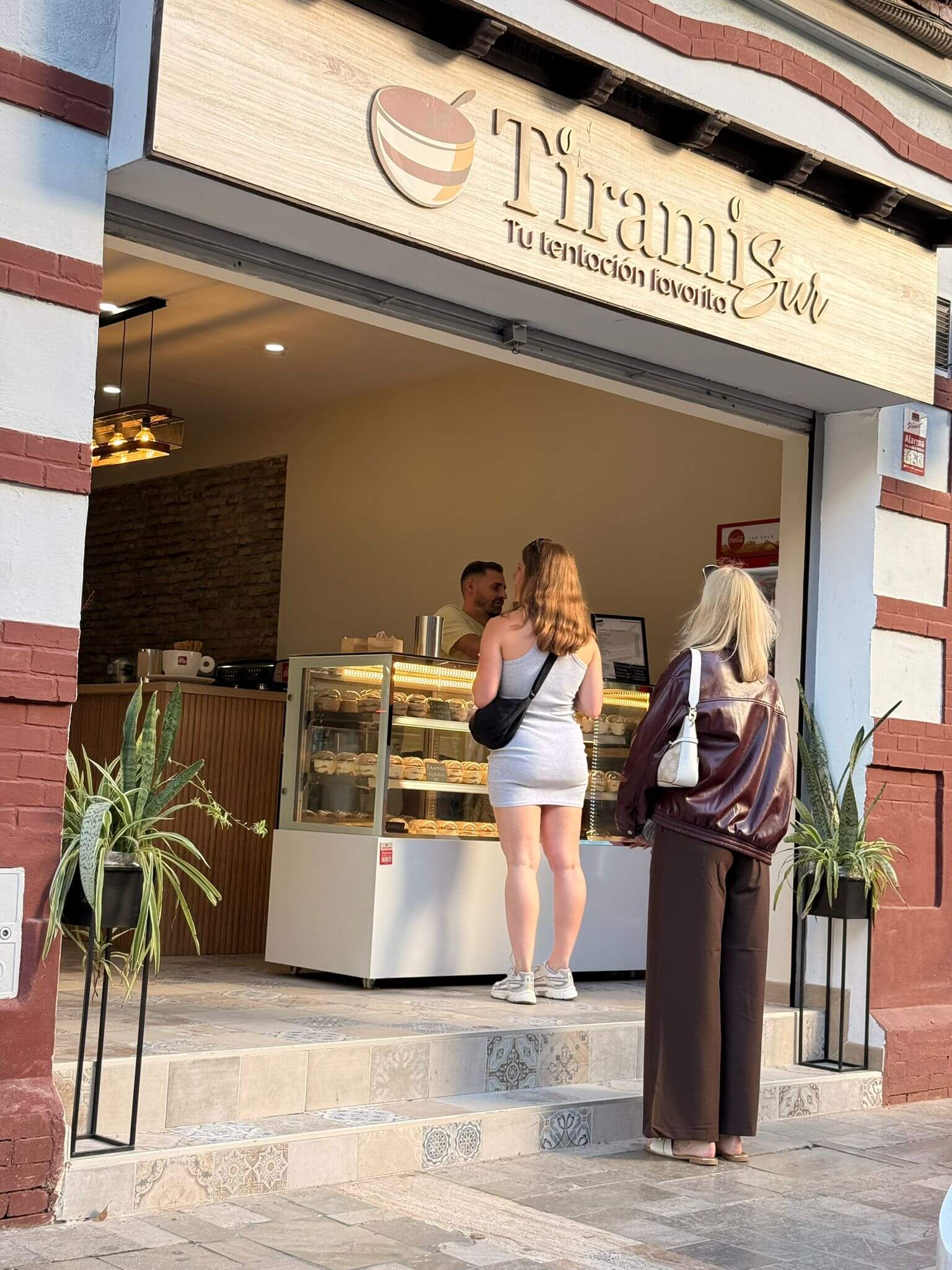 Tiramisu shop in Málaga.