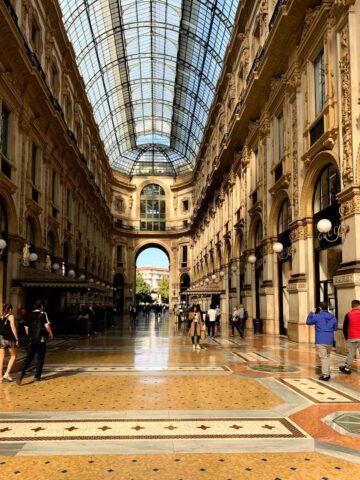 marble floor from the Galleria Vittorio Emmanuelle.