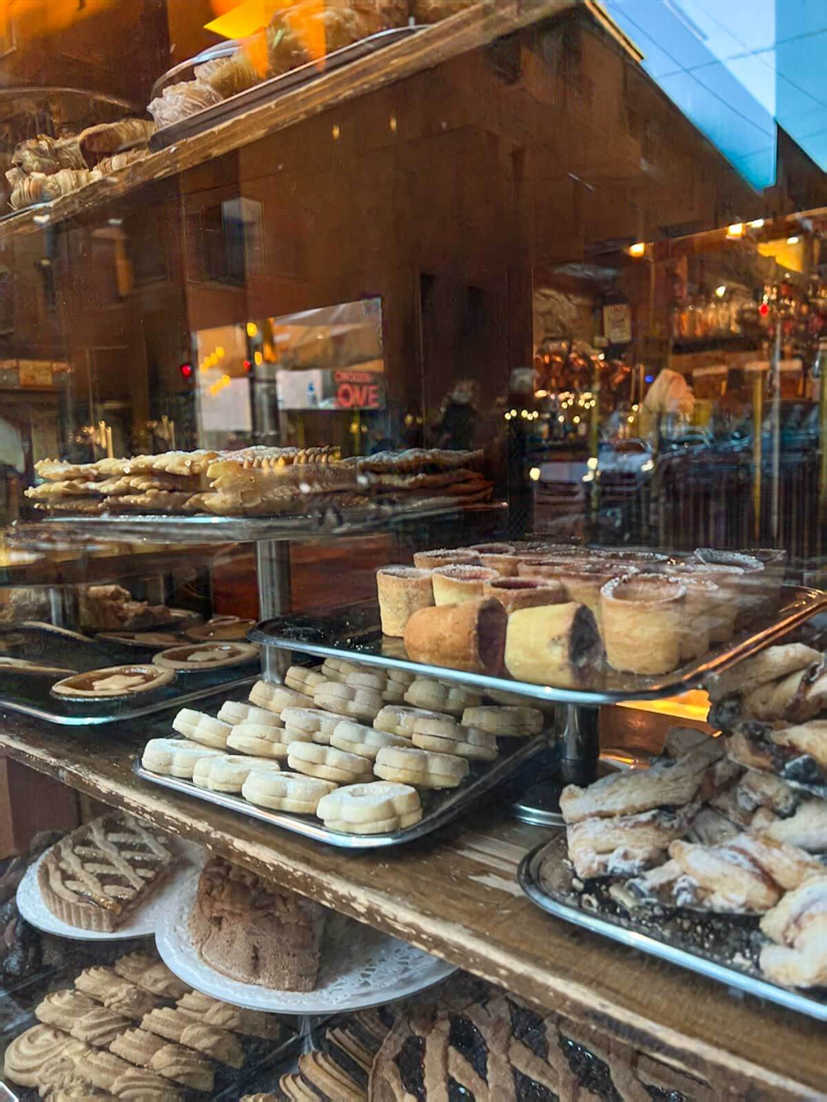 pastry shop in Milan.