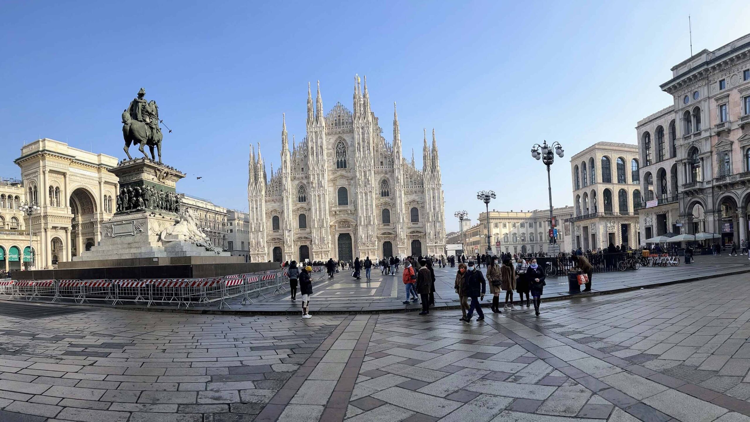 Piazza del Duomo in Milan.