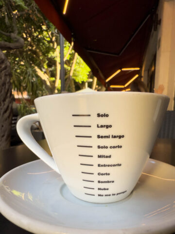 coffee at Cafe Central.