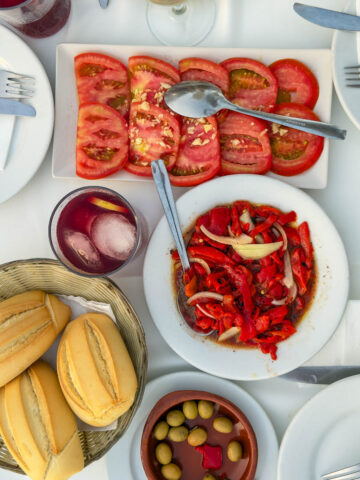 tapas platter at el Morata.