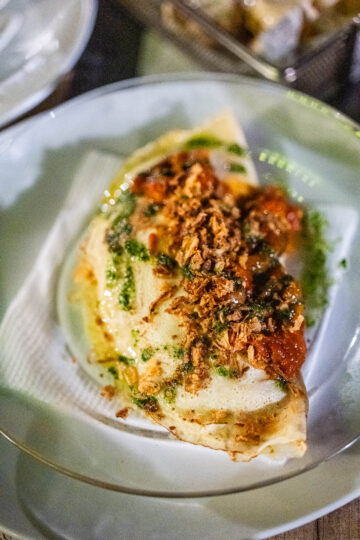 Vegan crepe at Kanaloa.